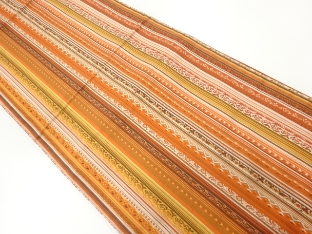 JAPANESE FUKURO OBI / CHIKUZEN HAKATA / WOVEN STRIPE